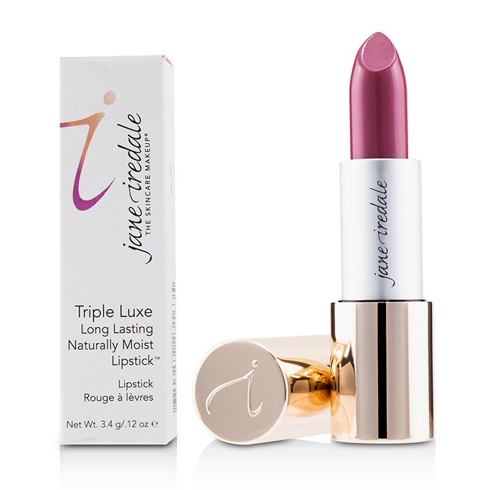 Triple Luxe Long Lasting Naturally Moist Lipstick - # Joanna (plum With Pink Undertones) - 3.4g/0.12oz