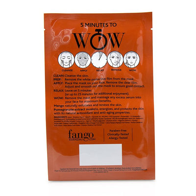 Fango Essenziali Energize Treatment Sheet Masks - 4x25ml/0.83oz