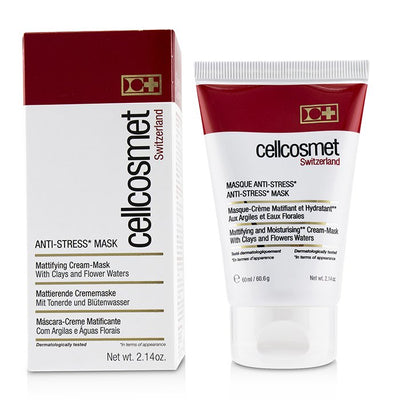 Cellcosmet Anti-stress Mask - Ideal For Stressed, Sensitive Or Reactive Skin - 60ml/2.14oz