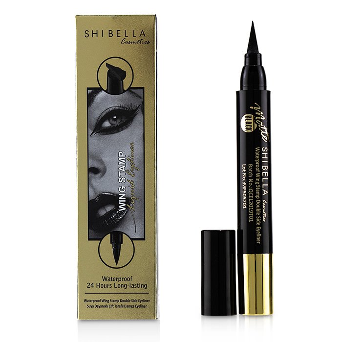 Waterproof 24 Hours Long Lasting Wing Stamp Eyeliner Double Side Eyeliner – Thin Stamp - 4.5ml/0.1587oz