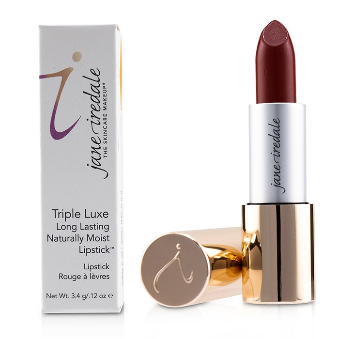 Triple Luxe Long Lasting Naturally Moist Lipstick - # Megan (strawberry Red) - 3.4g/0.12oz