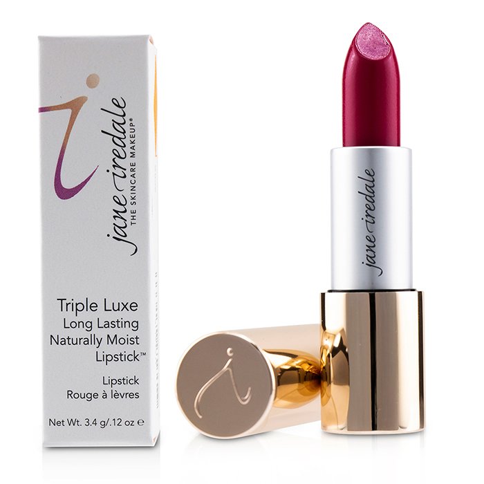 Triple Luxe Long Lasting Naturally Moist Lipstick - # Natalie (hot Pink) - 3.4g/0.12oz