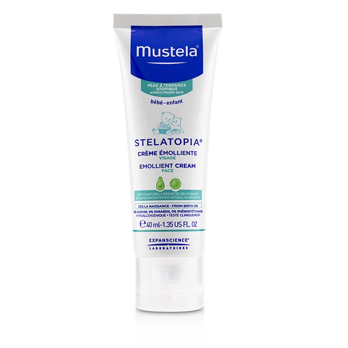 Stelatopia Emollient Cream For Face - Anti-redness Action - 40ml/1.35oz