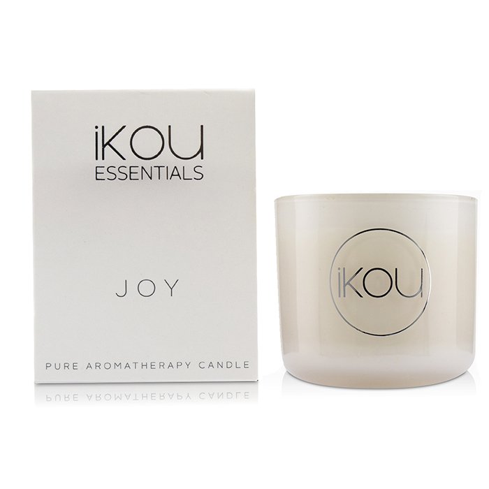 Essentials Aromatherapy Natural Wax Candle Glass - Joy (australian White Flannel Flower) - 85g