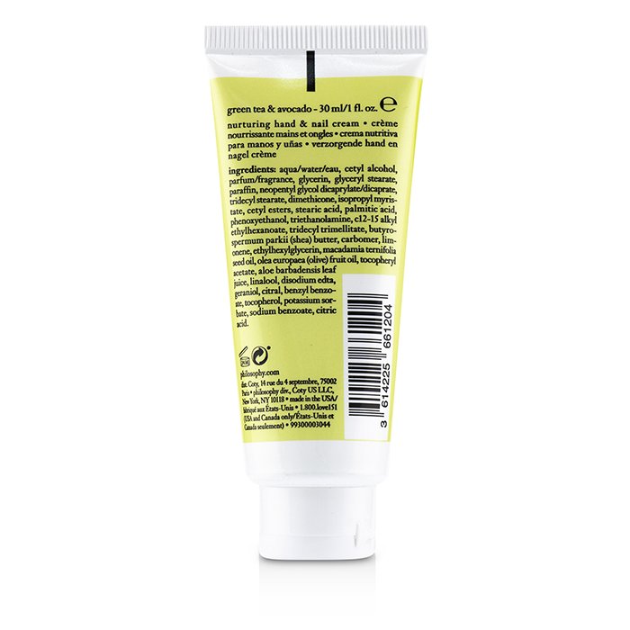 Hands Of Hope Nurturing Hand & Nail Cream - Green Tea & Avocado - 30ml/1oz