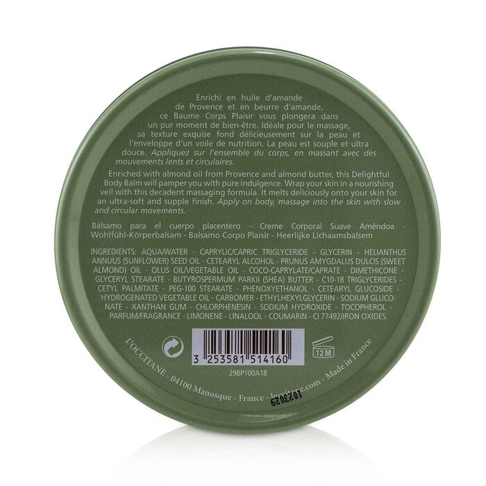 Almond Delightful Body Balm - 100ml/3.4oz