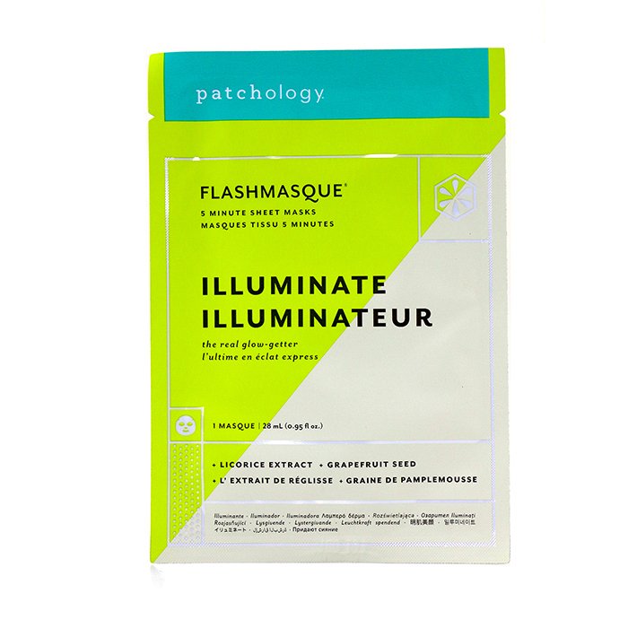 Flashmasque 5 Minute Sheet Mask - Illuminate - 4x28ml/0.95oz