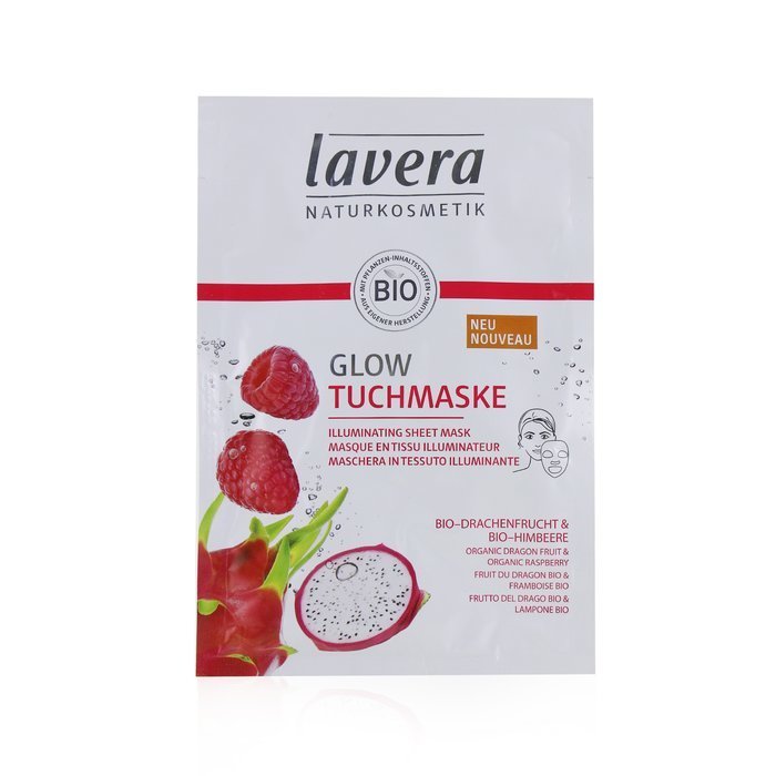 Sheet Mask - Illuminating (with Organic Dragon Fruit & Organic Raspberry) - 1sheet