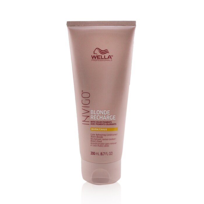 Invigo Blonde Recharge Color Refreshing Conditioner - # Warm Blonde - 200ml/6.7oz