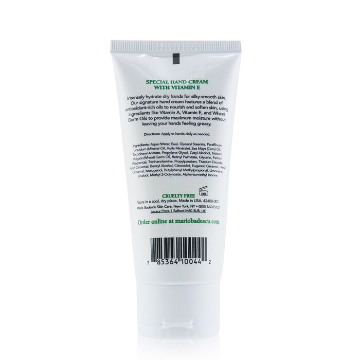 Special Hand Cream With Vitamin E - For All Skin Types - 85g/3oz