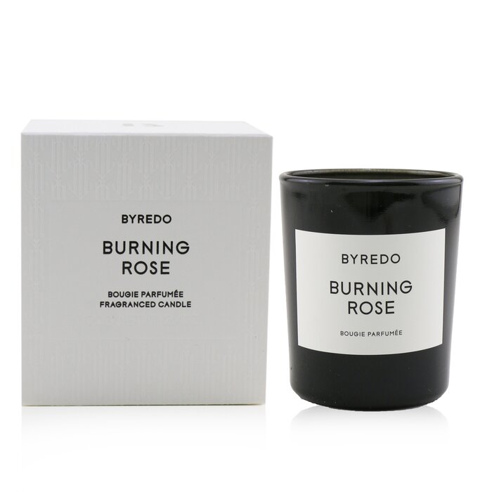 Fragranced Candle - Burning Rose - 70g/2.4oz
