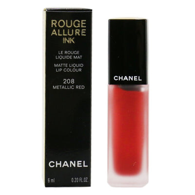 Rouge Allure Ink Matte Liquid Lip Colour - # 208 Metallic Red - 6ml/0.2oz