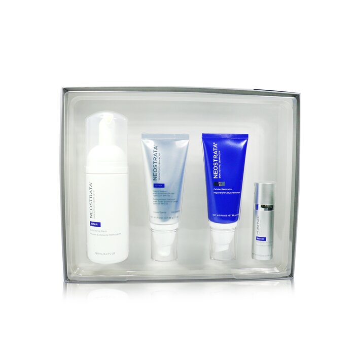 Skin Active Repair Kit: Exfoliating Wash + Matrix Support Spf30 + Cellular Restoration + Intensive Eye Therapy - 4pcs