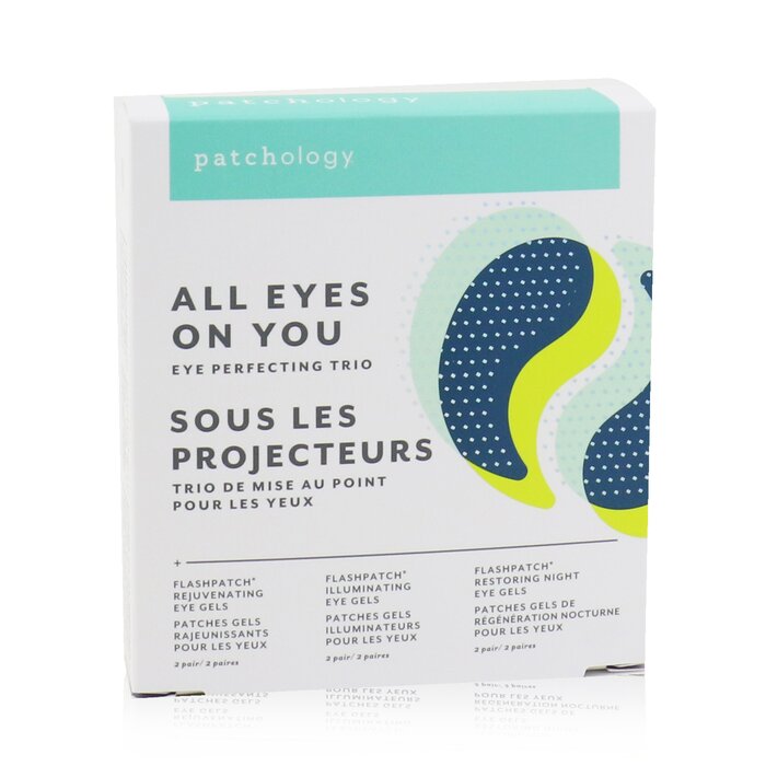 Flashpatch Eye Gels - All Eyes On You Eye Perfecting Trio Kit: Rejuvenating, Illuminating, Restoring - 6pairs