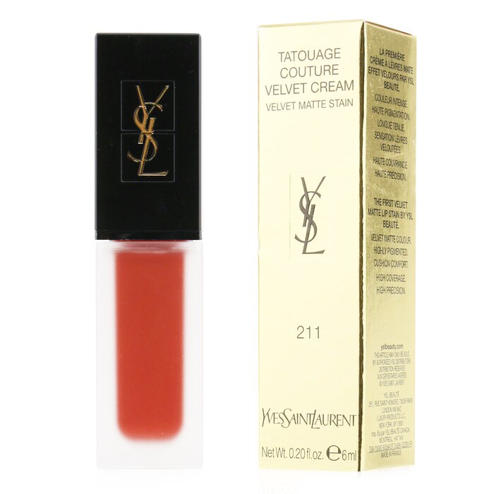 Tatouage Couture Velvet Cream Velvet Matte Stain - # 211 Chili Incitement - 6ml/0.2oz