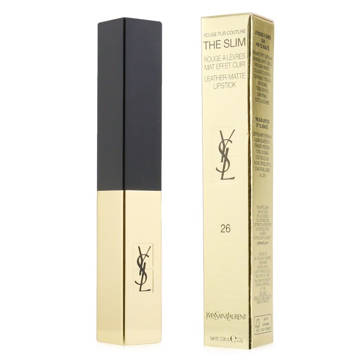 Rouge Pur Couture The Slim Leather Matte Lipstick - # 26 Rouge Mirage - 2.2g/0.08oz