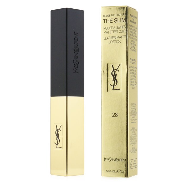 Rouge Pur Couture The Slim Leather Matte Lipstick - # 28 True Chili - 2.2g/0.08oz