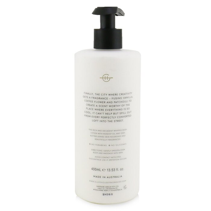 Body Lotion - Melbourne Muse (coffee Flower & Vanilla) - 400ml/13.53oz