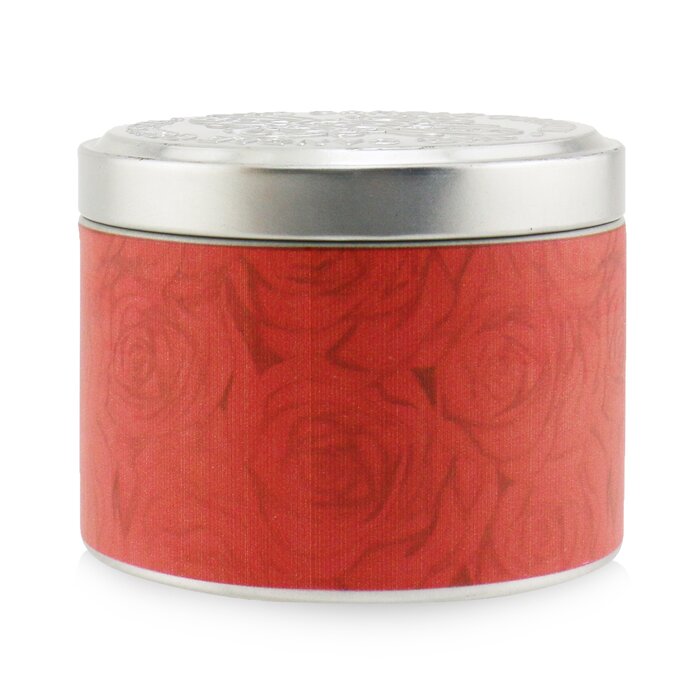 100% Beeswax Tin Candle - Red Red Rose - (8x6) cm