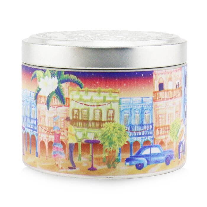 100% Beeswax Tin Candle - Havana Nights - (8x6) cm