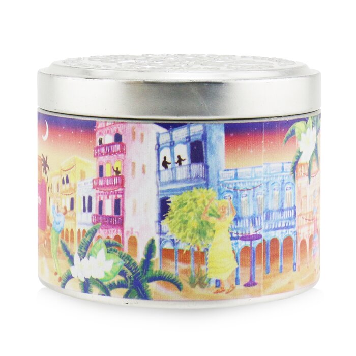 100% Beeswax Tin Candle - Havana Nights - (8x6) cm