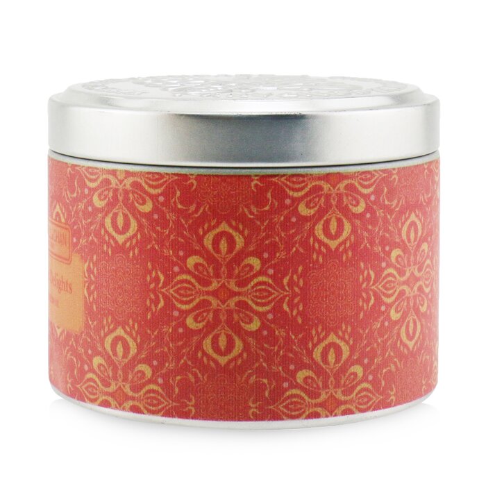 100% Beeswax Tin Candle - Golden Delights - (8x6) cm