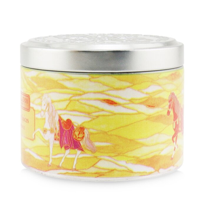 100% Beeswax Tin Candle - Eastern Spices - (8x6) cm