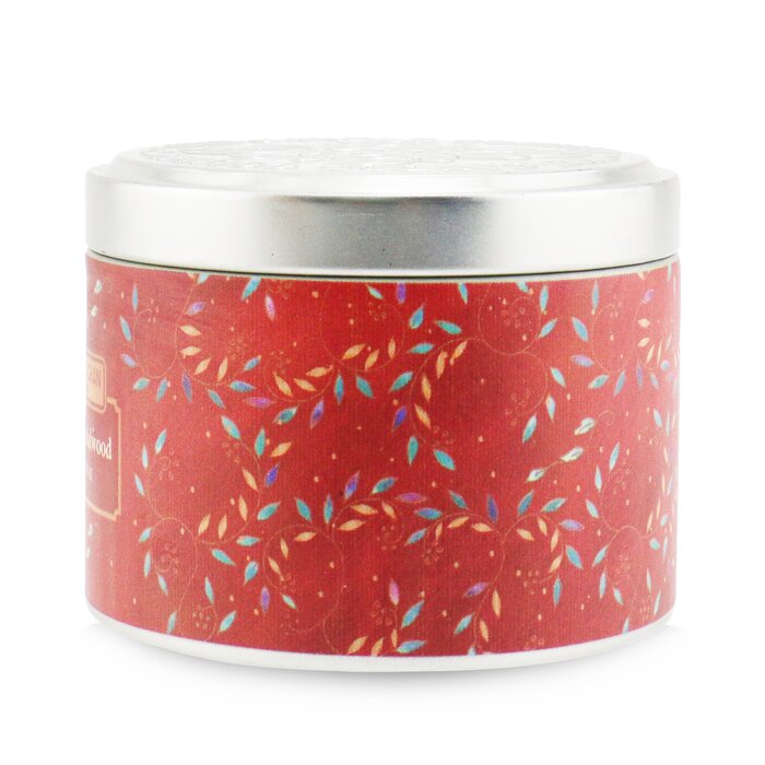 100% Beeswax Tin Candle - Indian Sandalwood - (8x6) cm