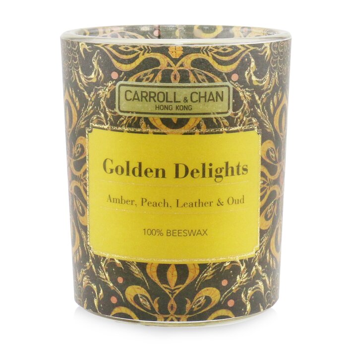 100% Beeswax Votive Candle - Golden Delights - 65g/2.3oz