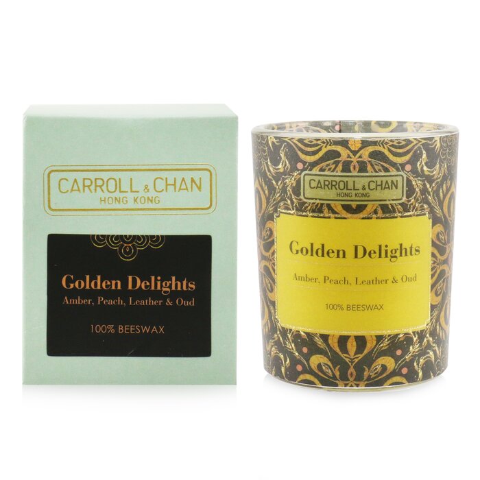 100% Beeswax Votive Candle - Golden Delights - 65g/2.3oz