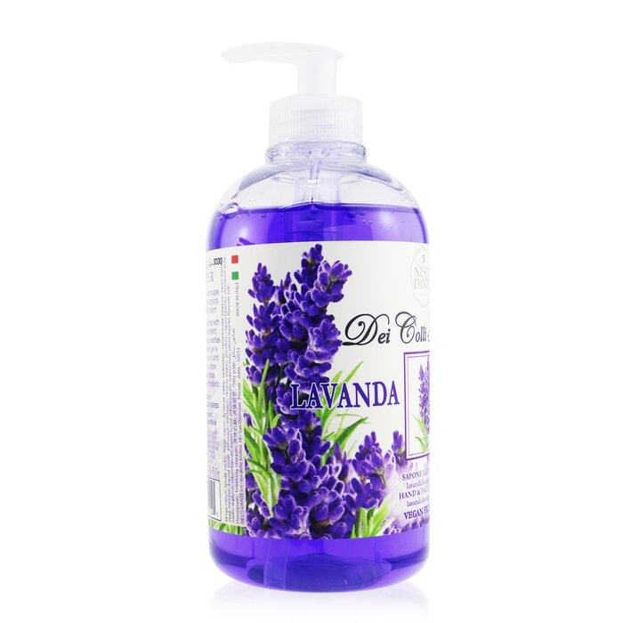 Dei Colli Fiorentini Hand & Face Soap With Lavandula Angustifolia - Tuscan Lavender - 500ml/16.9oz