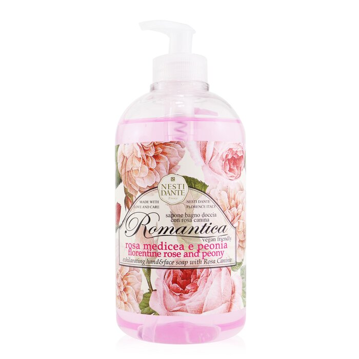 Romantica Exhilarating Hand & Face Soap With Rosa Canina - Florentine Rose & Peony - 500ml/16.9oz