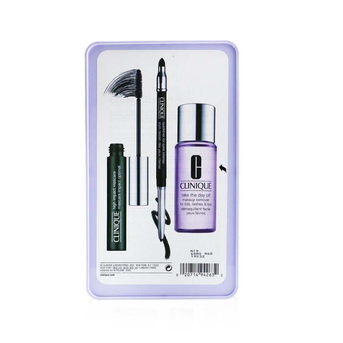 Jet Set Liftoff Lashes: Quickliner 0.28g + Take The Day Off Remover 50ml +high Impact Mascara 7ml - 3pcs