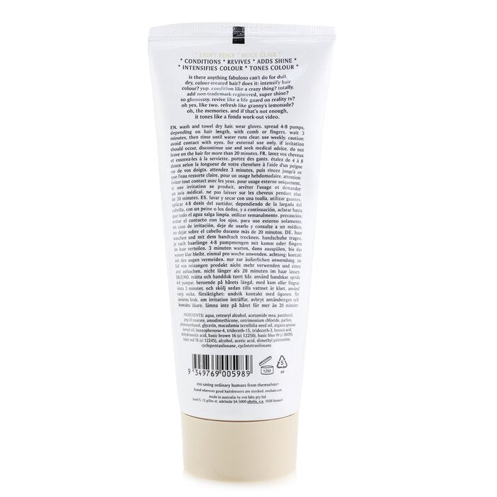 Fabuloso Colour Intensifying Conditioner - # Light Beige - 220ml/7.5oz