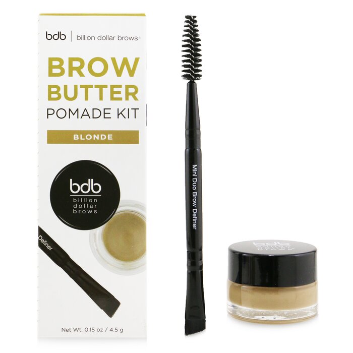 Brow Butter Pomade Kit: Brow Butter Pomade + Mini Duo Brow Definer - # Blonde - 2pcs