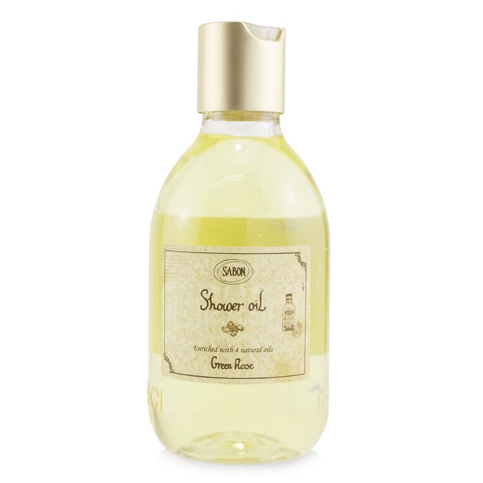 Shower Oil - Green Rose (plastic Bottle) - 300ml/10.5oz