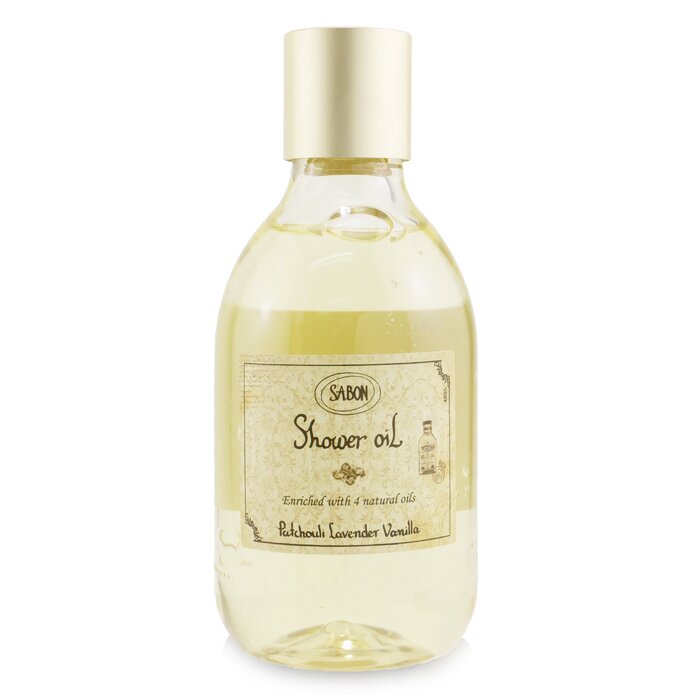 Shower Oil - Patchouli Lanvender Vanilla (plastic Bottle) - 300ml/10.5oz