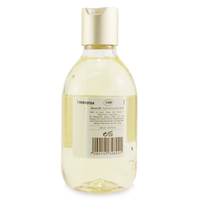 Shower Oil - Patchouli Lanvender Vanilla (plastic Bottle) - 300ml/10.5oz