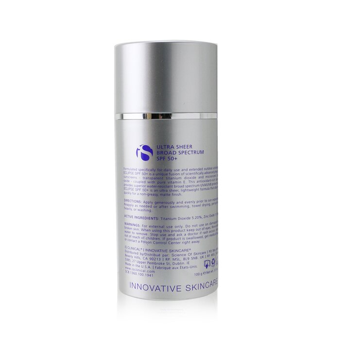 Eclipse Spf 50 Sunscreen Cream - 100ml/3.3oz