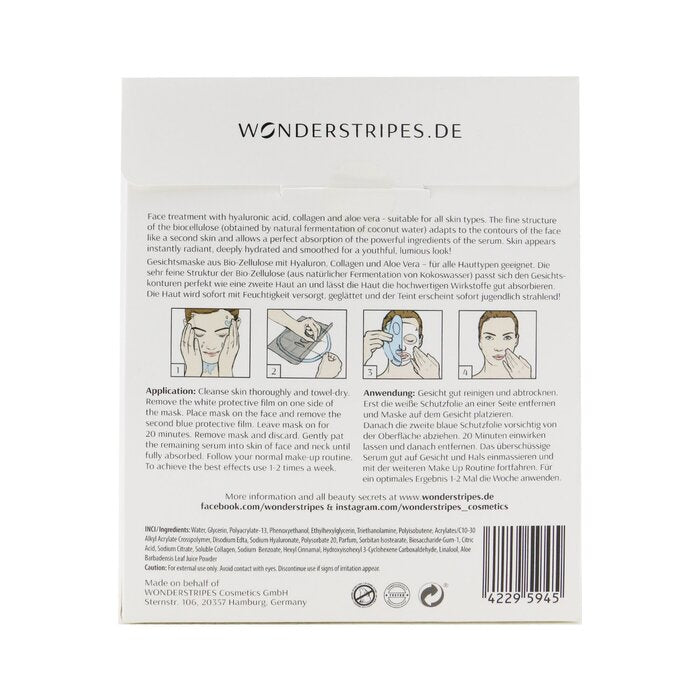 Moisturizing Booster Biocellulose Facemask - 5pcs