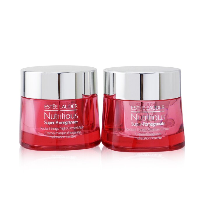 Nutritious Super-pomegranate Day & Night Radiance Set: Moisture Creme 50ml+ Night Creme/mask 50ml - 2pcs