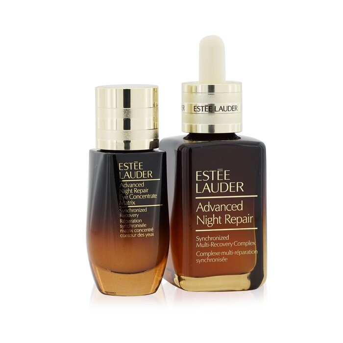 Advanced Night Repair Set: Synchronized Multi-recovery Complex 50ml+ Eye Concentrate Matrix 15ml - 2pcs