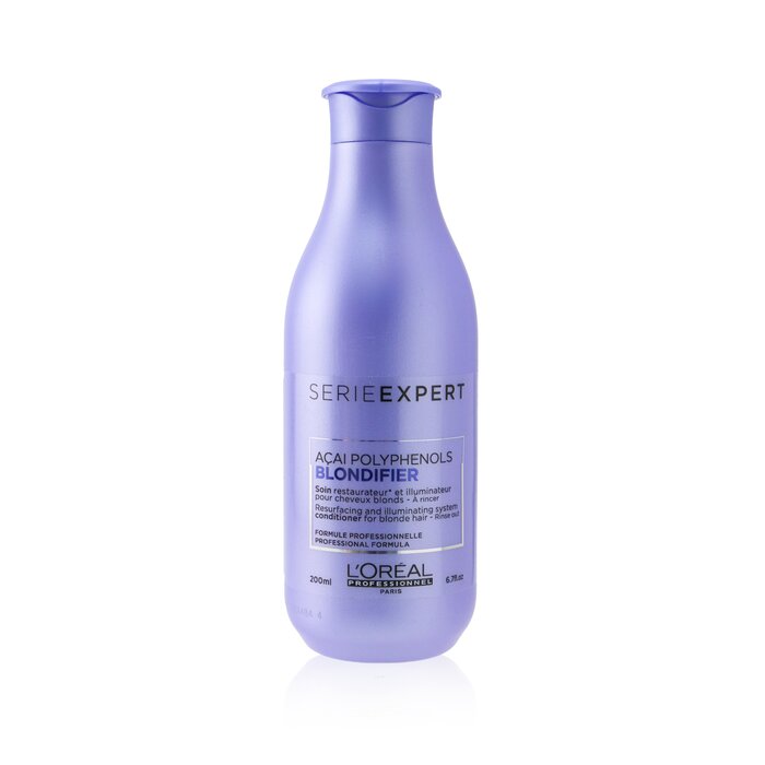 Professionnel Serie Expert - Blondifier Acai Polyphenols Resurfacing And Illuminating System Conditioner (for Blonde Hair) - 200ml/6.7oz