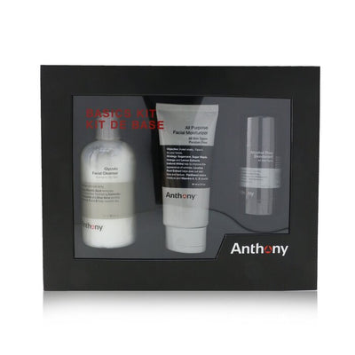 Basic Kit With Alcohol Free Deodorant: Cleanser 237ml + Moisturizer 90ml + Deodorant 70g - 3pcs