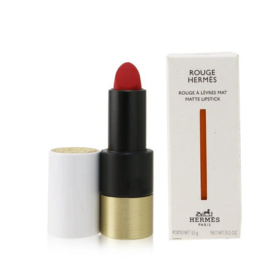 Rouge Hermes Matte Lipstick - # 64 Rouge Casaque (mat) - 3.5g/0.12oz