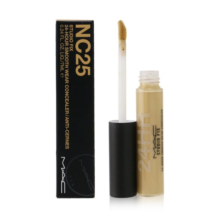 Studio Fix 24 Hour Smooth Wear Concealer - # Nc25 (light Beige With Golden Peach Undertone) - 7ml/0.24oz