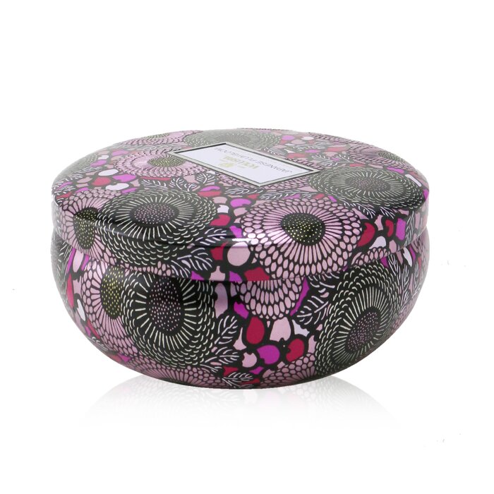 3 Wick Decorative Tin Candle - Japanese Plum Bloom - 340g/12oz