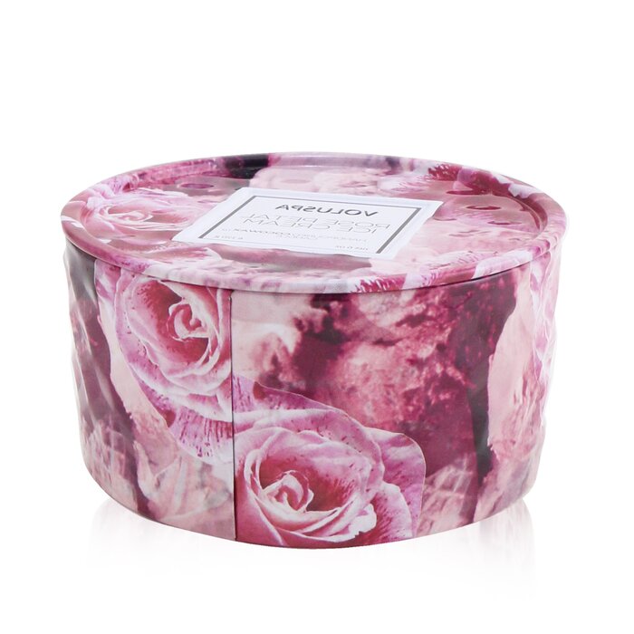 2 Wick Tin Candle - Rose Petal Ice Cream - 170g/6oz