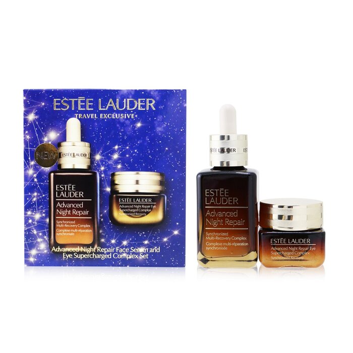 Advanced Night Repair Set: Synchronized Multi-recovery Complex 50ml+ Eye Supercharged Complex 15ml - 2pcs