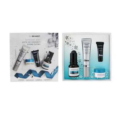 Skincare Wishlist Kit: Pore Refiner Primer 30ml+ Wrinkle Smoothing Cream 15g+ Microdermabrasion 7.5g+ Hyaluronic Cream 10g - 4pcs